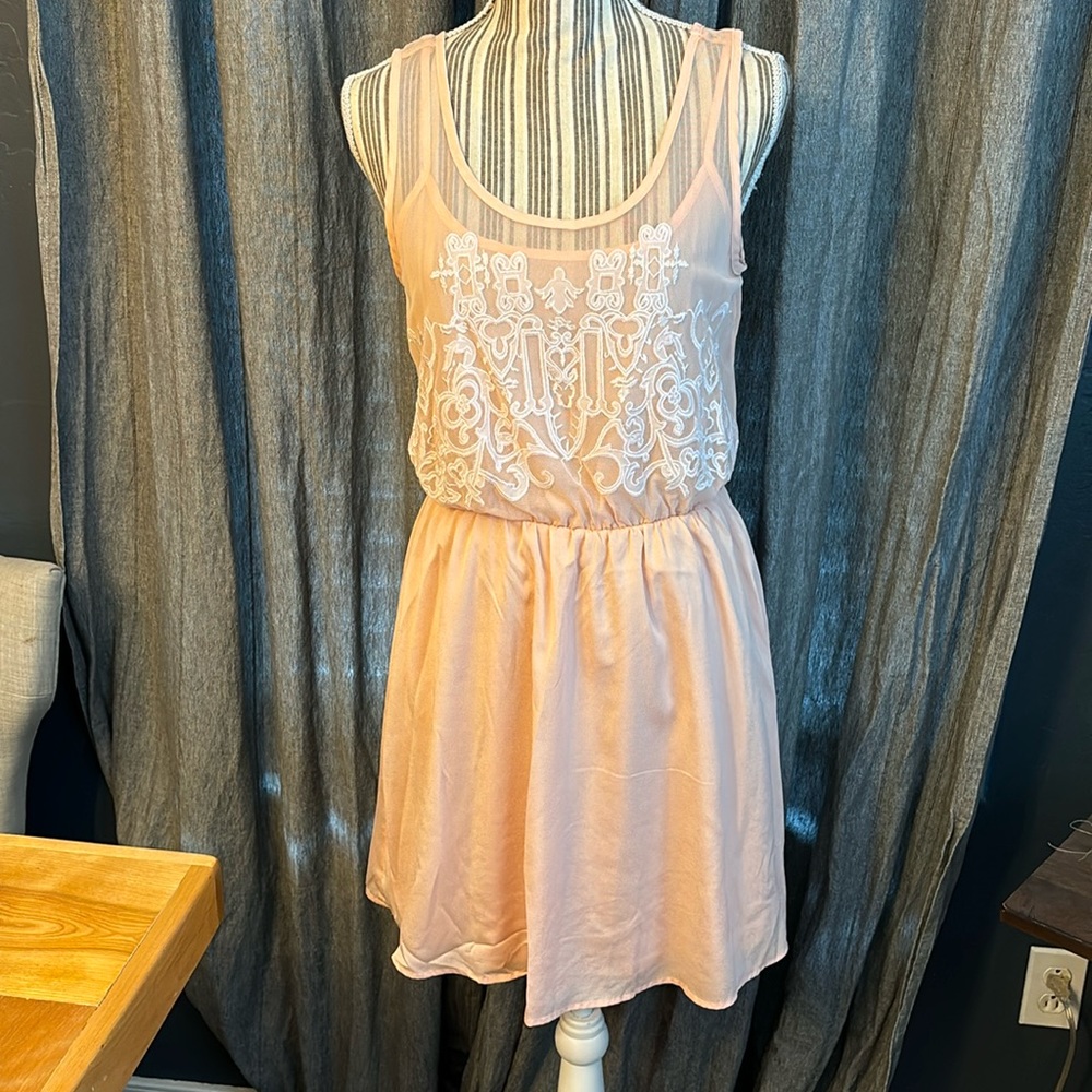 GB Pink Aztec Print Dress